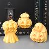 3D Pumpkin Skull Ghost Candle Silicone Mold Halloween Decorative Handicraft Gypsum Resin Cement Clay Mold DIY Gift Making
