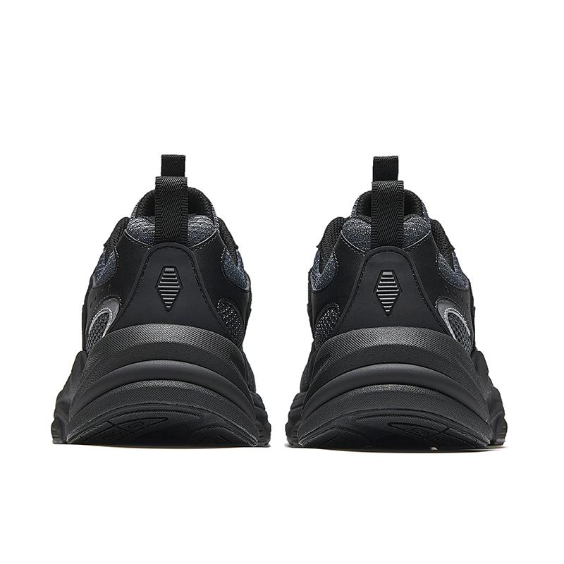 Anta Running Series Exploration Comfortable Non-Slip Wear-Resistant Shock Absorption Low-Top Casual Running Shoes Men Sneaker Black 912445585-3