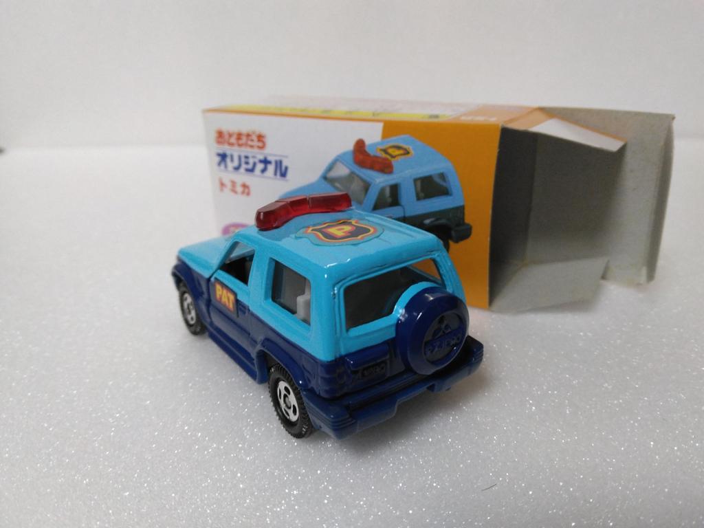Tomica Original Pad Patrol Car, Die-cast, 163 Scale, Light Bluenavy, Approx. 7.8 Cm, Made In China, with Clear Case