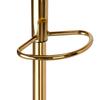 Arako Gold Bar Stool, Black Velvet