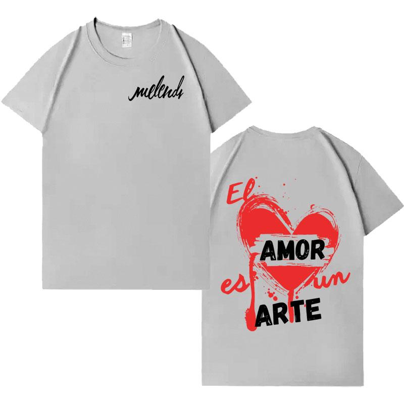 Singer Melendi Tour 2025 Trendy Graphics Tshrit Mens Womens Pop Oversized Tops Hiphop Aesthetic Casual Cozy Tshrits Streetwear