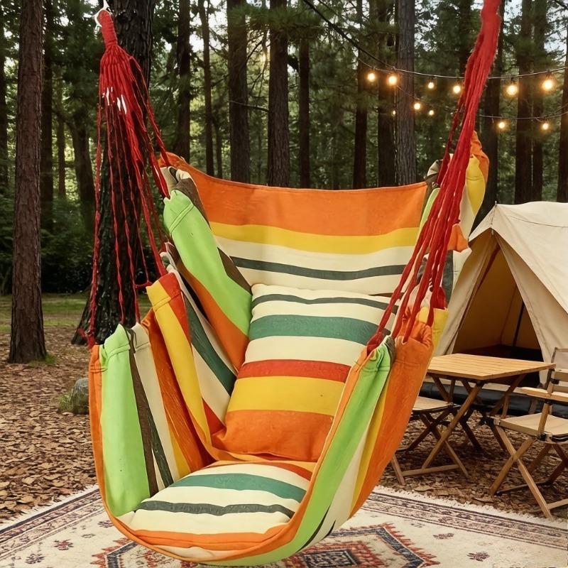 Outdoor Swing Chair Hammock Hanging Chair, Indoor Rocking Hanging Chair for Bedroom Dormitory Use