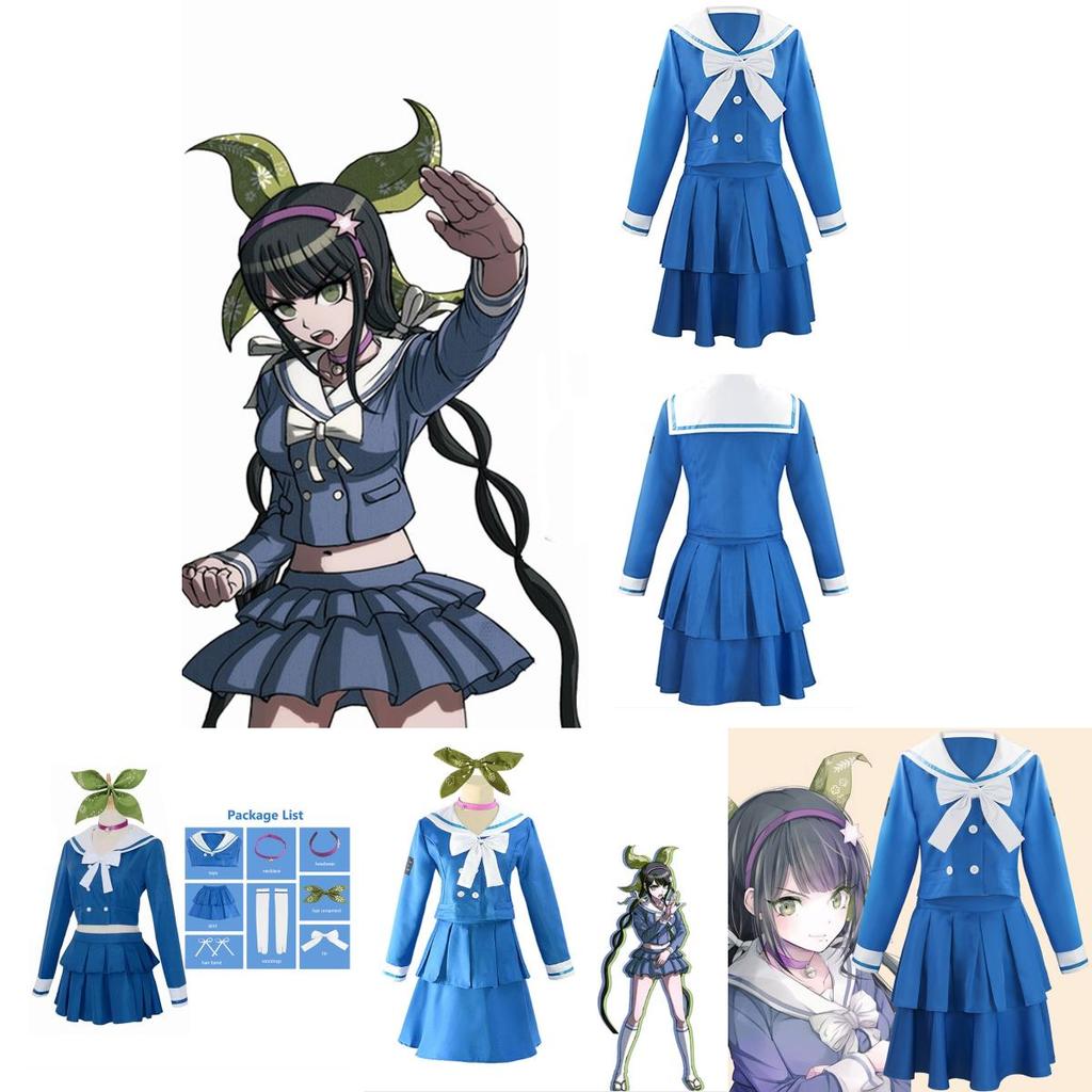 Anime Danganronpa V3 Killing Harmony Women's Cosplay Costume Set With High-quality Uniform Cloth