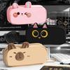 Kaba Bear Little Black Cat Large Capacity Pencil Bag High Looking Ins Style Girls Stationery Box Bag