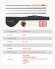 Fly Fishing Combo Kit, IM7 Carbon Fly Fishing Rod and Reel Combo, Starter Fly Rod and Reel Outfit with Rod Bag, Tackle Box, 6 Short-Tail & 4 Long-Tail