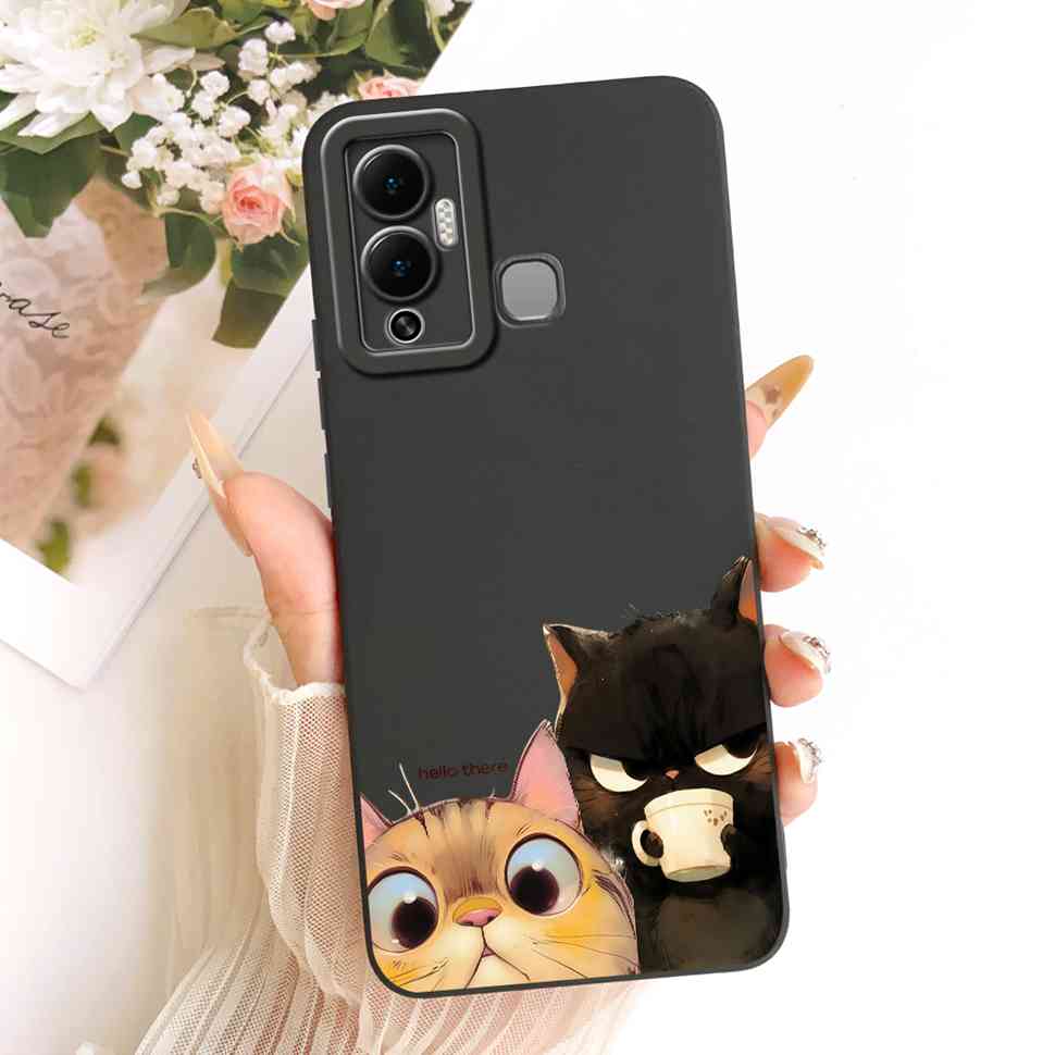 Cases For Infinix Hot 12 Play Cover Silicone Soft Shockproof Casing For Infinix Hot12 Play Hot12Play X6816C X6816 Capa