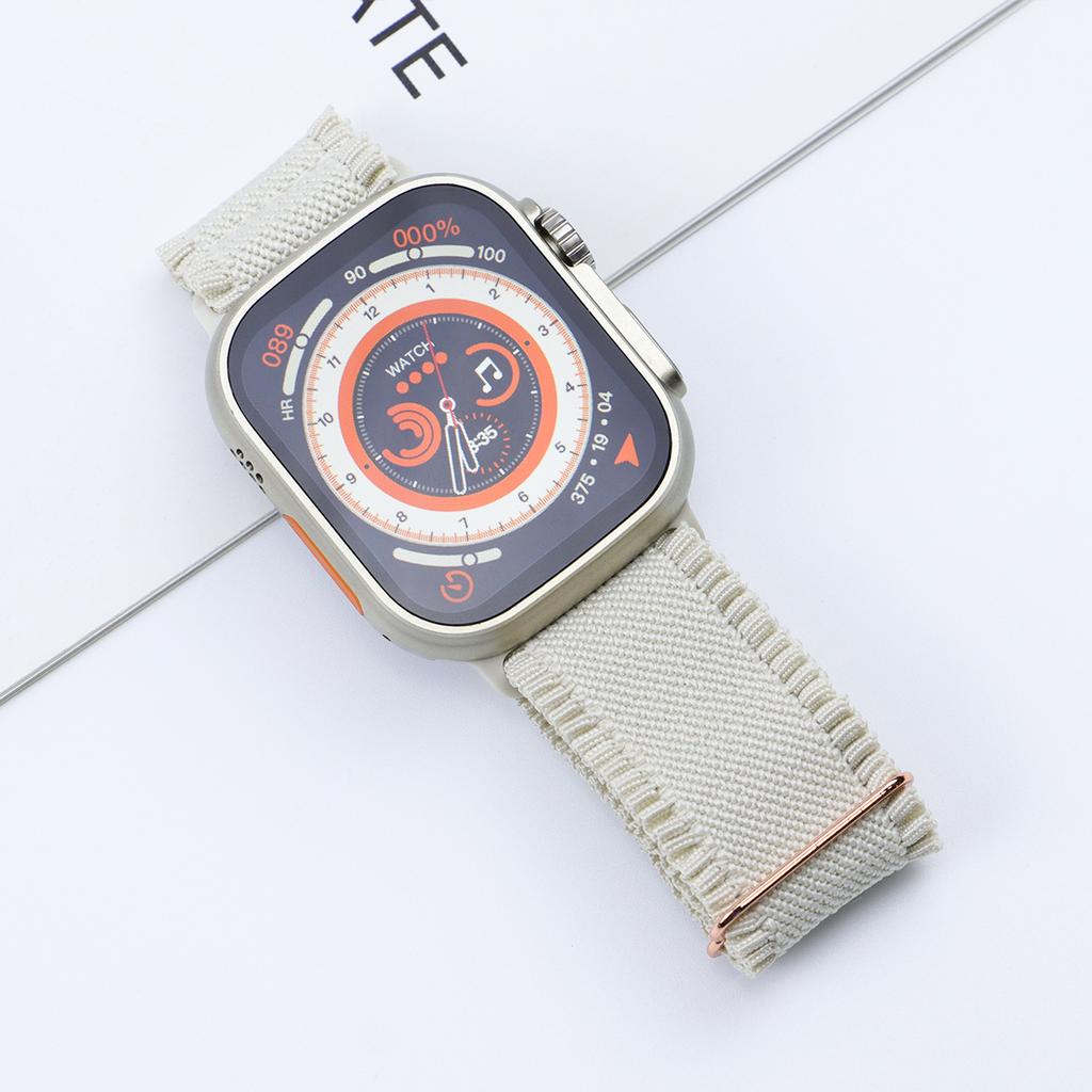 Elastic Nylon Strap for Apple Watch band 49mm 45mm 44mm 42 Loop Belt for iwatch series Ultra 8 7 6 SE 5 4 40mm 41mm 38 Bracelet