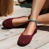 Fashion 2025 Summer Knitted Slip on Women's Soft Bottom Flats Classics Outdoor Round Toe Flats for Women Shallow Daily Plus Size Shoes