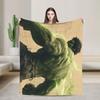 Hulk  Flannel Blankets  Warm Bedding Throws for Couch Bed Picnic Novelty Bedspread Sofa Bed Cover