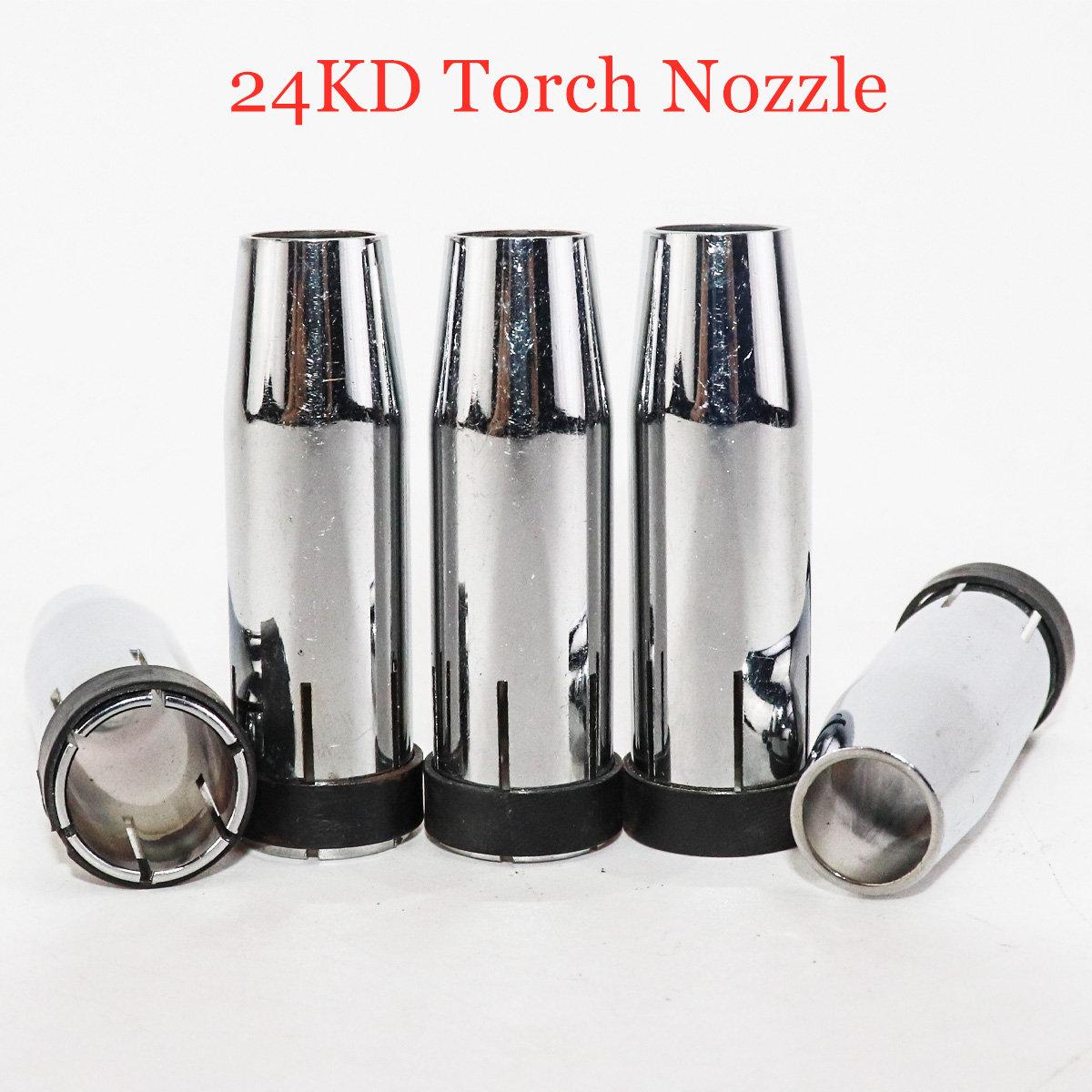 

Газовое сопло 24KD, 5 шт., газовое сопло для сварочной горелки MIG, контактный наконечник