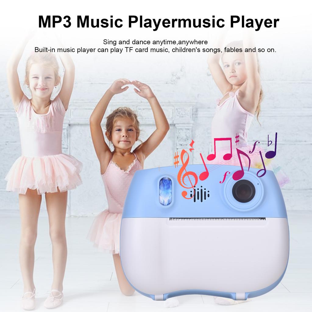 Kids   Print Camera 2 Lens 1080P Digital Video Camera for Kids Age 3+ Yrs Old 2.4 Inch Screen Toddler Travel Camera for Boys Girls with Color Pe