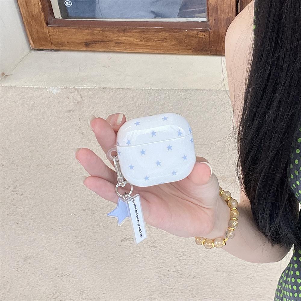 Korean blue star for AirPods pro1 generation protective case 1 generation pro1 generation apple bluetooth headset case