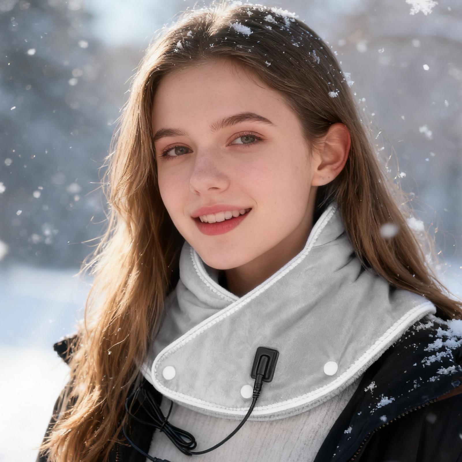 

Neck And Shoulder Heating Pad Electric Heating Pad With 3 Temperature Settings Soft Warming Wrap For Women Relaxation Work Home China Mainland