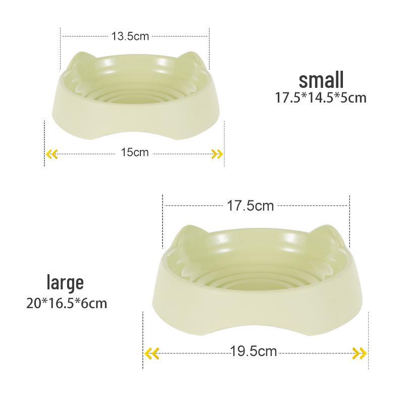 Cat Ear Pet Bowl: New PP Material for Food & Water