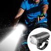 LED Bicycle Front Light Super Bright Bicycle Light Waterproof Bicycle Headlight Rechargeable 3 Level Dimmable for Night Riding