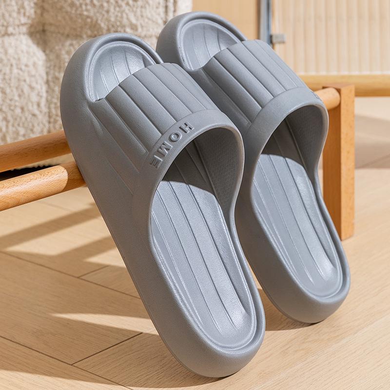

Унисекс EVA Тапочки для ванной: Удобные домашние сандалии для пар 44-45 серый