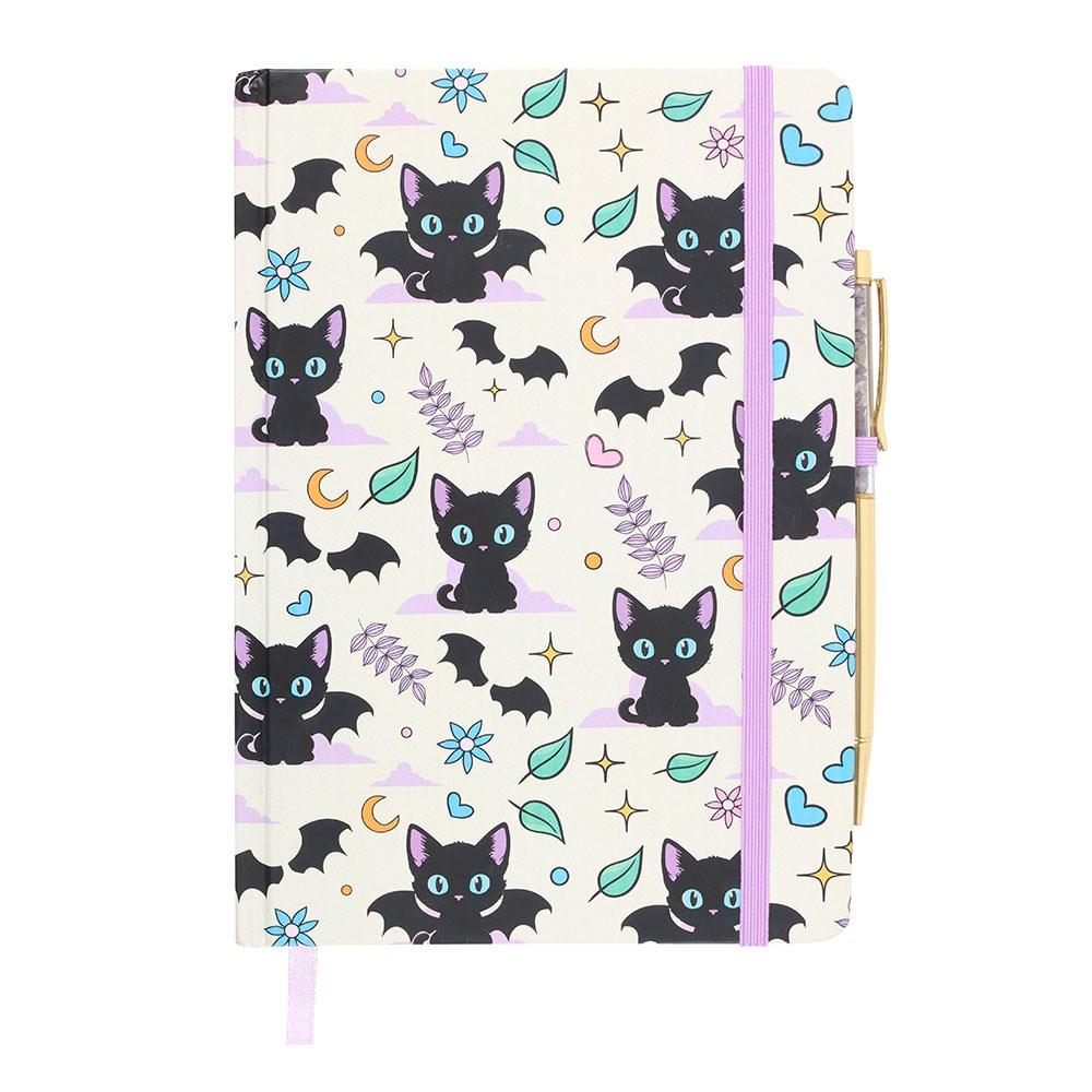 Something Different Cute and Creepy Amethyst A5 Notebook & Pen
