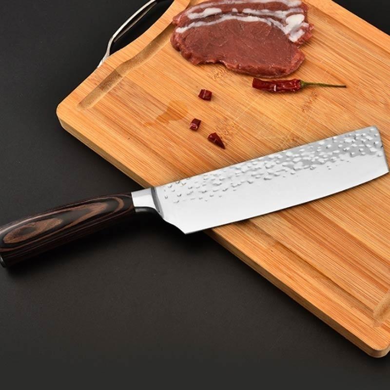 Cleaver Knife7 INCH Santoku Chef Knife Damascus Stainless Steel Damascus Utility Knife Kitchen Stuff
