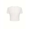 Europäische Größe 2026 Neues trendiges Damen-Kurzarm-T-Shirt mit hohem Bund und einem niedlichen kleinen Bienen-Tierprint-Design, ein stilvoller und süßer Look.