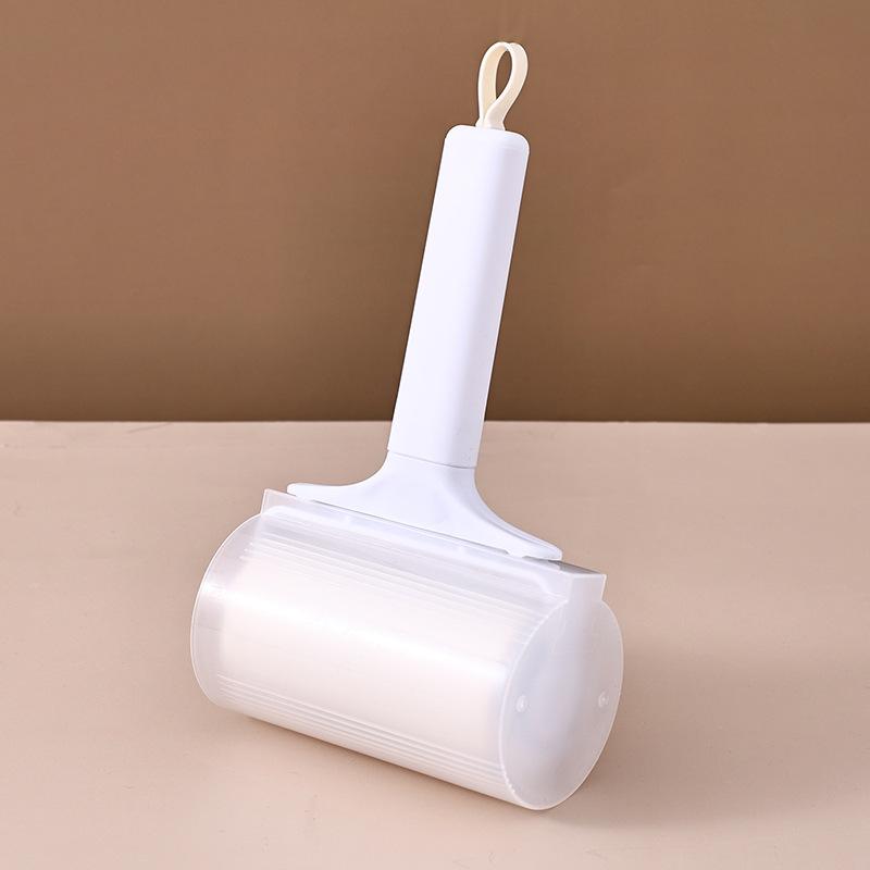 Roller Pet Hair Adhering Device