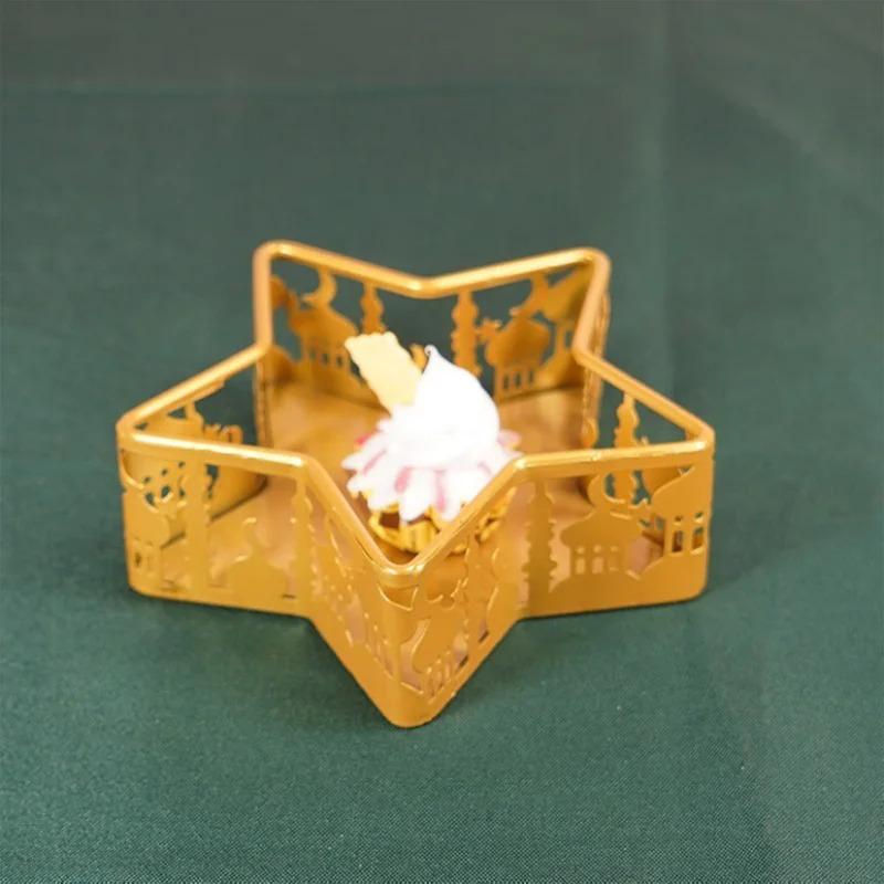 Ramadan Snack Tray, Creative Storage Box Style, Stars & Moon & Castle Design, Candy/Cookies/Cake Storage, Theme Decorations