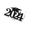 1Set 2025 Graduation Cutout Tags DIY Grad Party Decorations for Table Backdrop Vase Wine Bottle Flower Centerpiece Favor