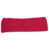Unisex Sports Elastic Breathable Soft Warm Sweat Absorbing Hairband Head Wear (Red Rose)