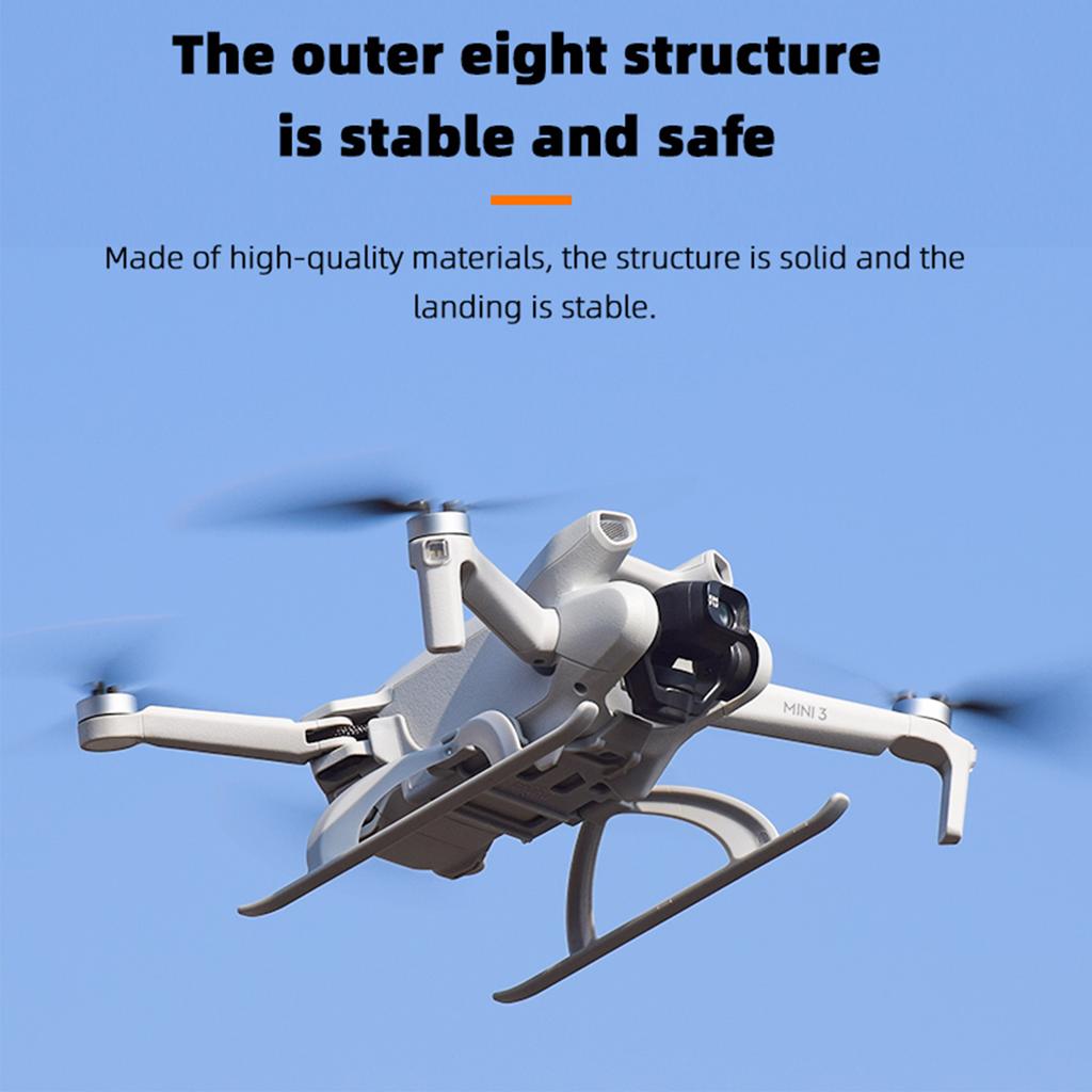 Folding Landing Gear Compatible For Dji Mini 3 Quick Release Tripod Heightened Leg Extension Bracket