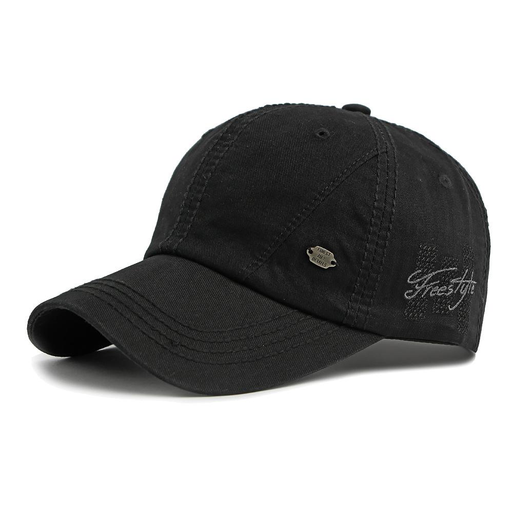 Cotton Hat Women Baseball Cap Embroidered Cap Men's Sunscreen Hat