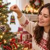 2D Christmas Tree Hanging Ornament Decoration for Holiday Home Decor and Festive Display