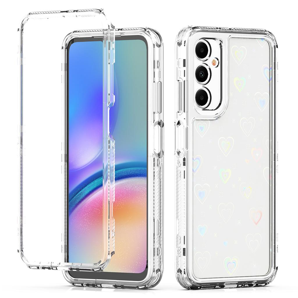Dla Samsung Galaxy A25 5G (Światowy) (161.0mm) Etui Akrylowe TPU Przezroczyste Pokrowiec na Telefon z Filmem Drukowanym Laserowo