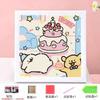 DIY Dog Painting Kit Kids Birthday Gift 17x17cm