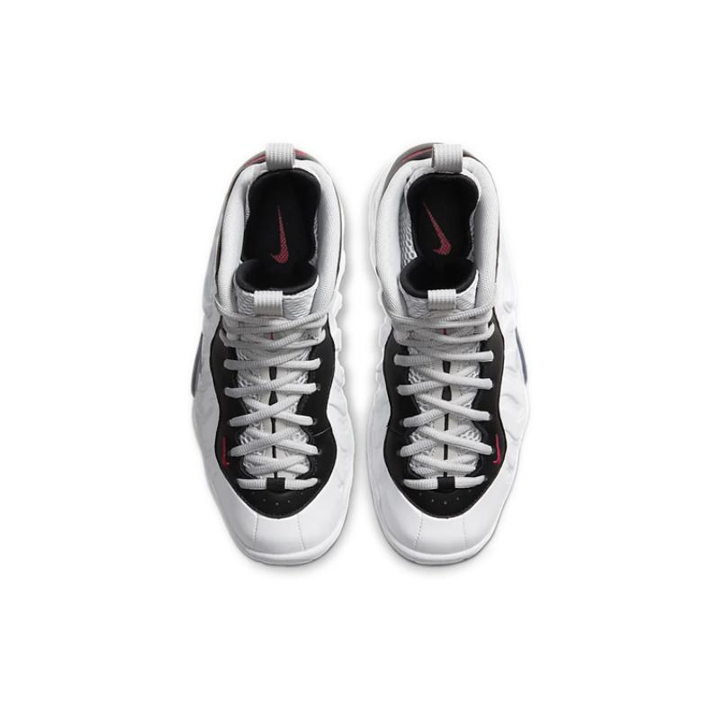 Nike Air Foamposite Pro White Black University Red GS Sneakers 644792-103