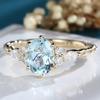1Pc Elegant Ring With Sparkling Round Cubic Zirconia Alloy Engagement & Wedding Band Perfect For Christmas And Anniversary Gifts