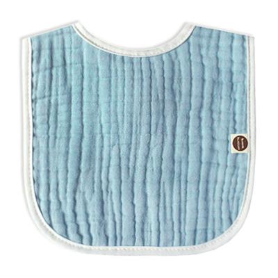 Bunny Blossom 6-ply Gauze Bib, Sky, 1 Piece, 1 Piece