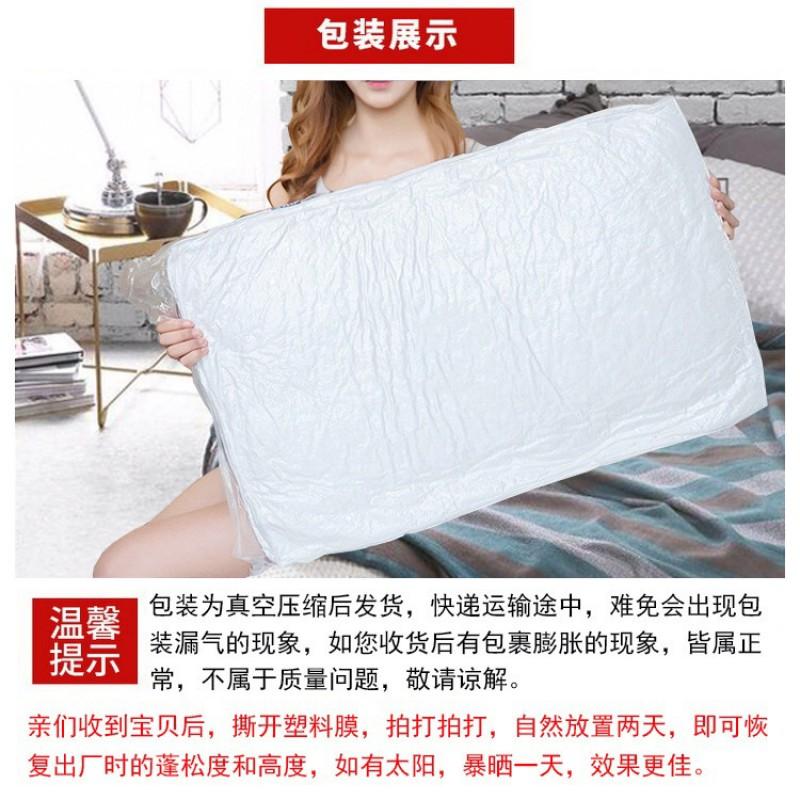 Hotel-Grade Washable 3D Quilted Microfiber Pillow With Soft Brushed Fabric 48x74cm 600g/750g/950g