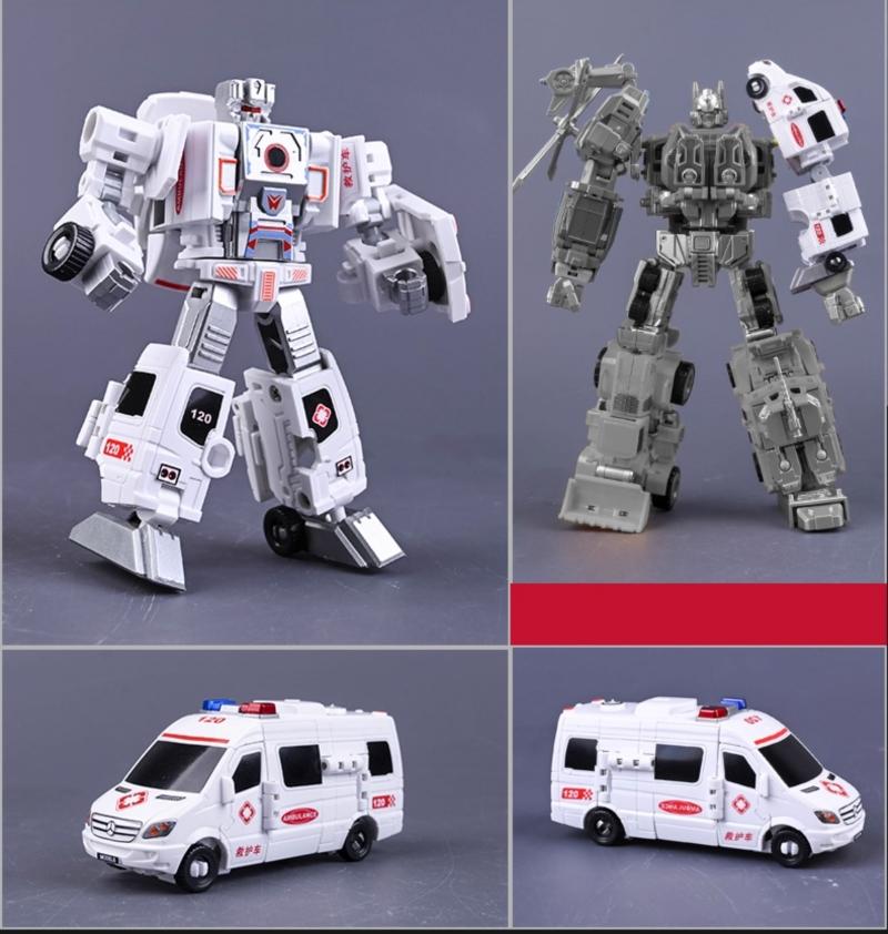 Cool Anime Devastator Toys Transformation Action Figure Robot Car Engineering Vehicle Model Box YUEXING NEW KO G1 NO Poseable Articulated Scale