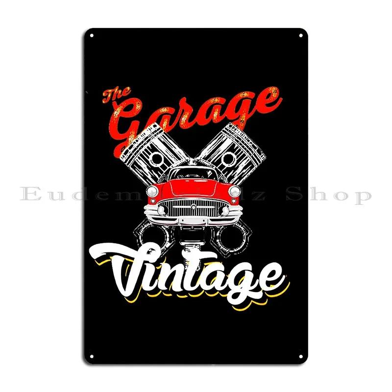Retro Mechanical Garage Esadamara Metal Sign Plaques Kitchen Printing Designs Club Wall Decor Tin Sign Poster