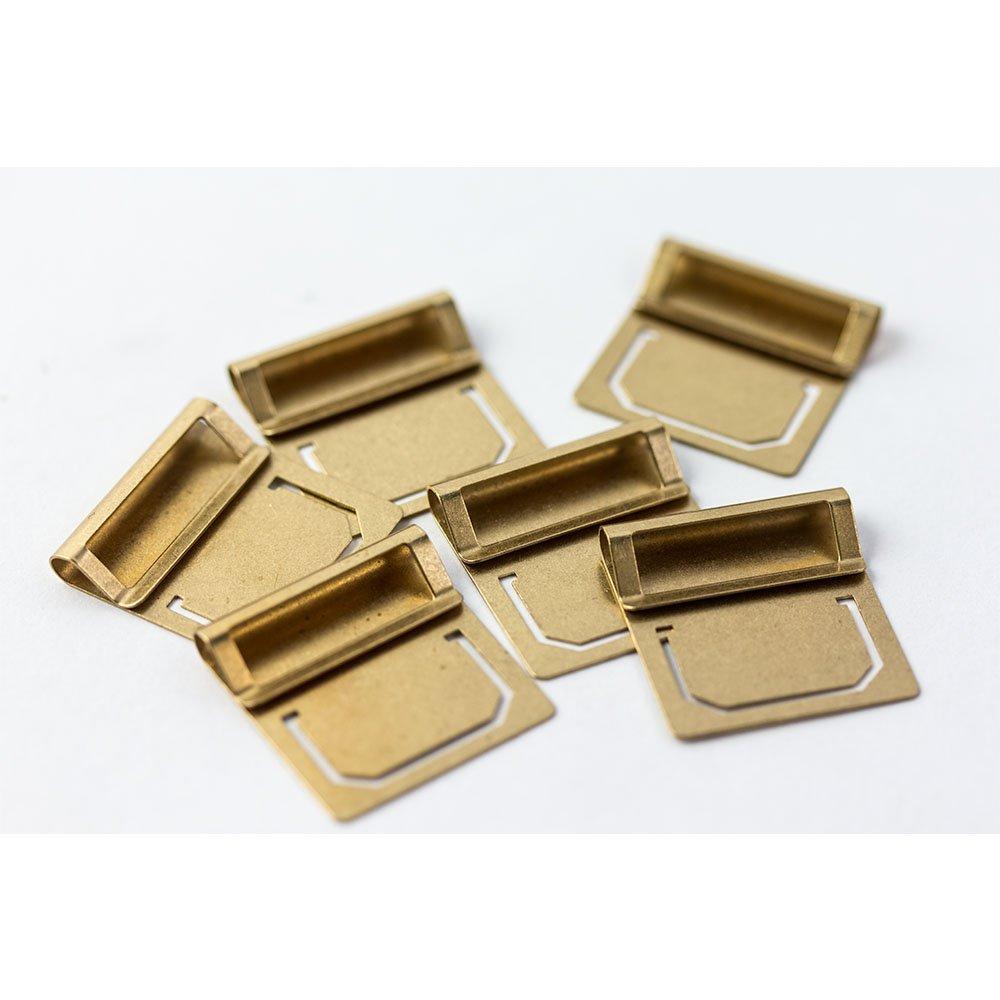 Traveler's Company Midori Brass Index Clip 43210006 - Durable Travel Organizing Clips