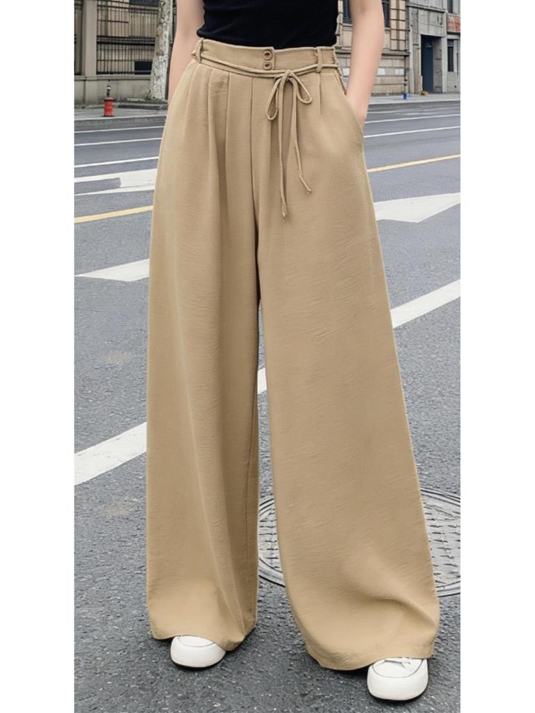Women's High-Waisted Loose Wide-Leg Sweatpants - Spring/Summer 2026 Style