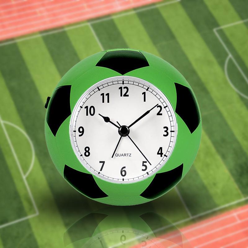 Creative Football Alarm Clock, Desktop Wake-up Clock for Fans, Small Alarm Clock for Student Dormitory and Home Use