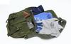 J-TECH Shoulder Bag, Messenger Bag, Crossbody Bag, Military Bag, U.S. Air Force Field Pack Small with Patch (Foliage Green, Small)