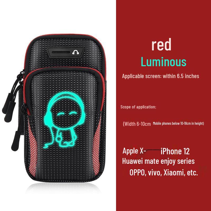 Men's and Women's Waterproof Running & Hiking Phone Armband: Large Capacity, Arm & Wrist Bag