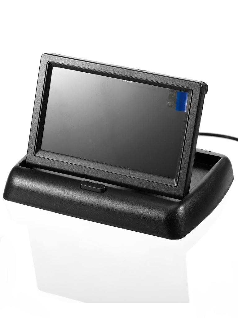 DAIWE 4.3-inch Foldable HD AHD Car Monitor for Rear View Cameras