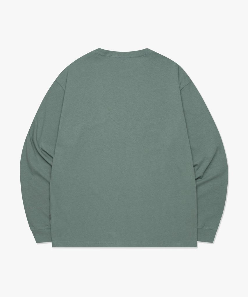 Lmc Rise Long Slv Tee Gray Khaki