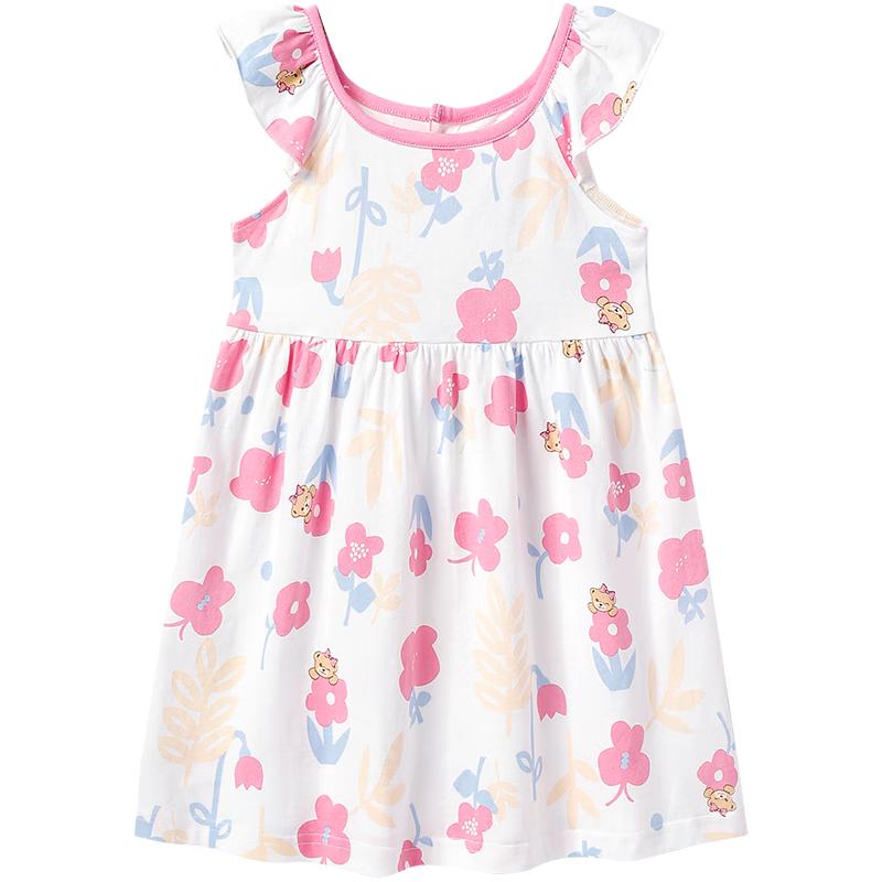 Classic Teddy Girls  Floral Summer Princess Dress L