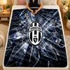 Flanelinis pledas Juventus FC Šiltas minkštas pledas naudojimui patalpoje ant sofos, lovos, svetainėje