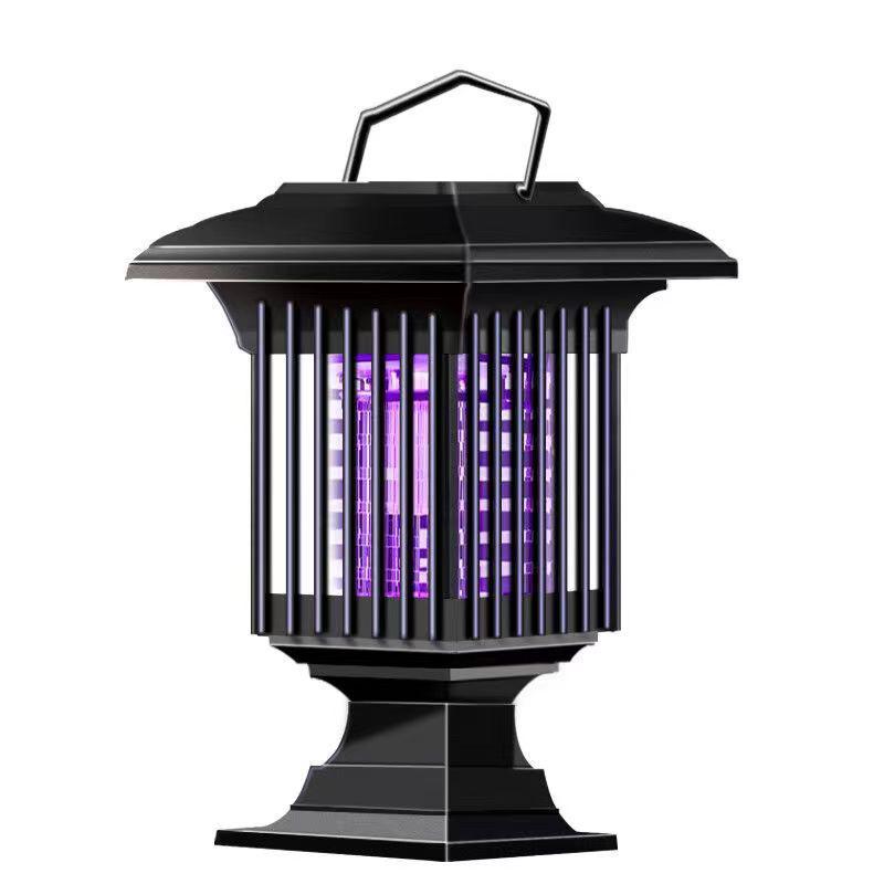 Uccisore e Repellente per Zanzare Solare a LED da Esterno: Lampada da Giardino Impermeabile