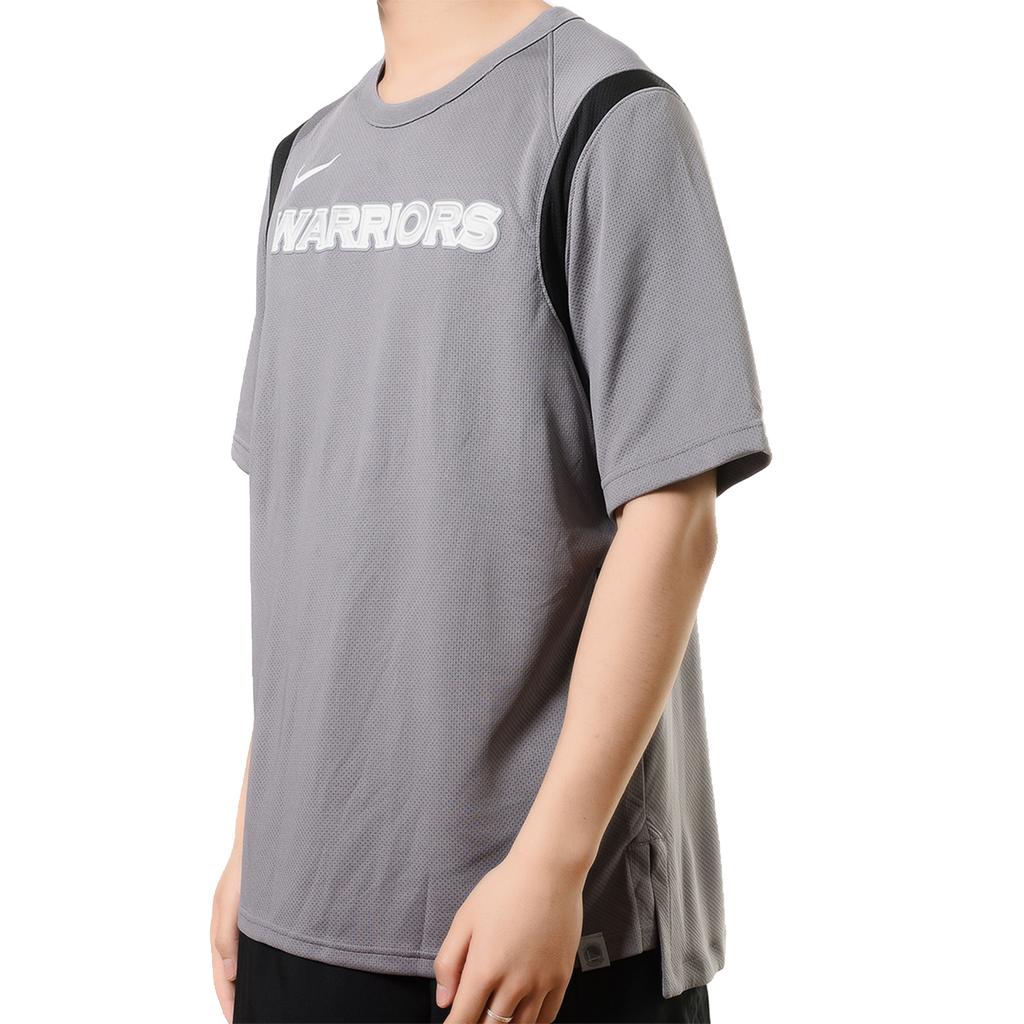 Nike Camiseta Deportiva de Manga Corta Golden State Warriors para Hombre Tops Gris 920570-036