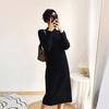 Robe tricotée ample à col semi-haut pour femme Automne/Hiver 2025